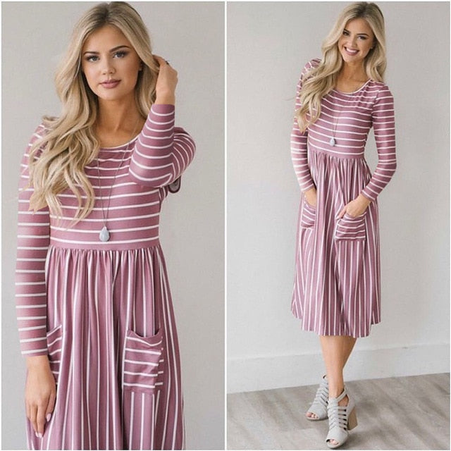 Striped Beach Dress