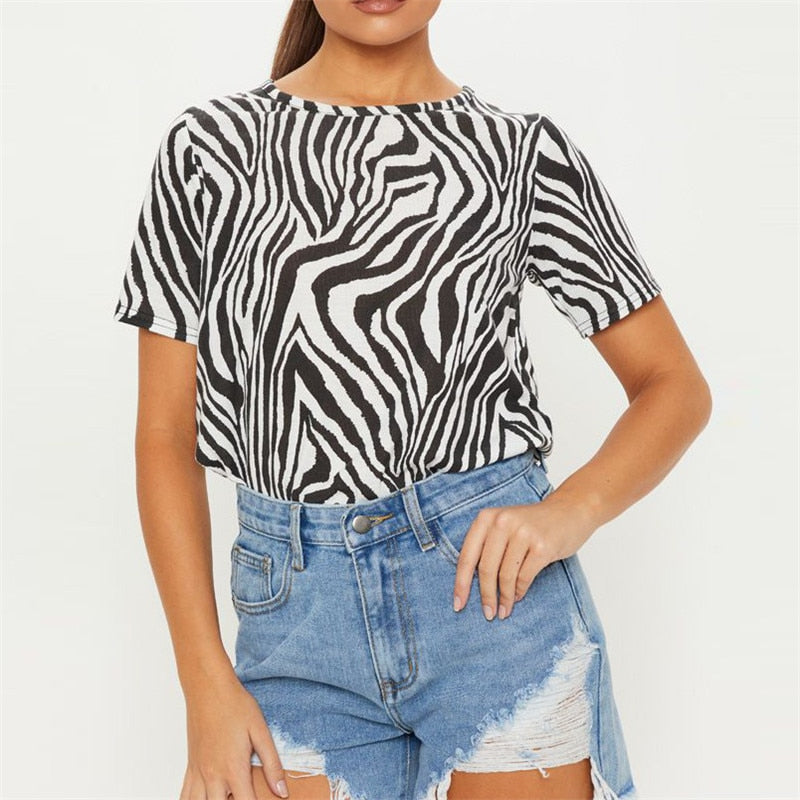 Zebra Print T-Shirt