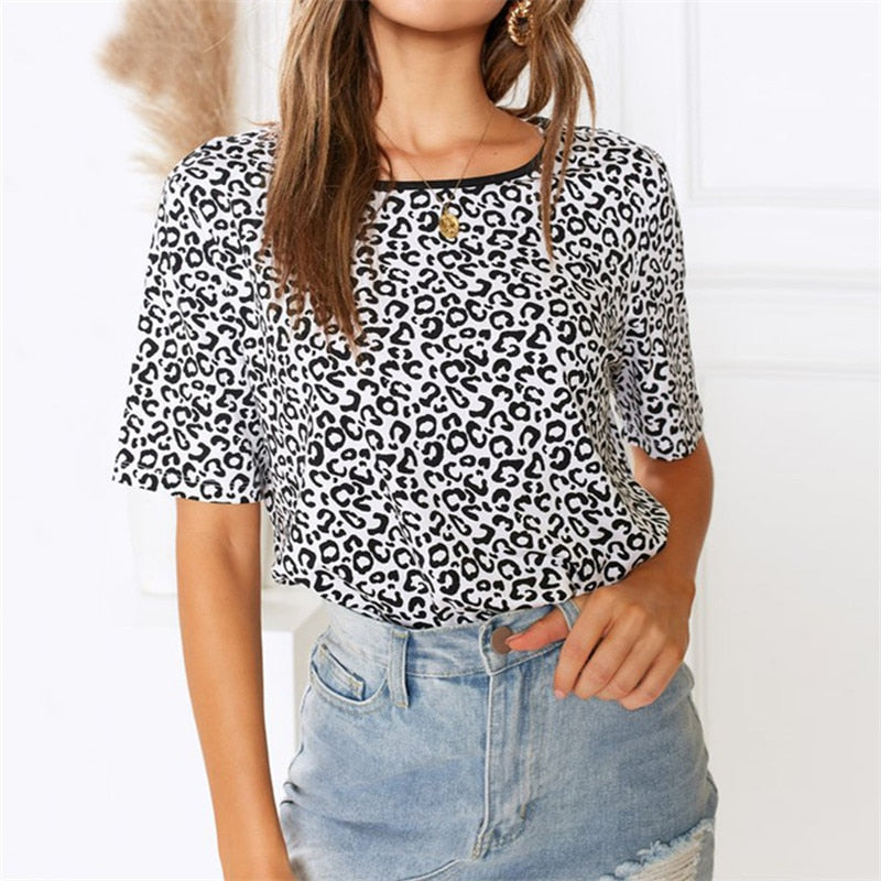 Leopard Printed T-Shirt